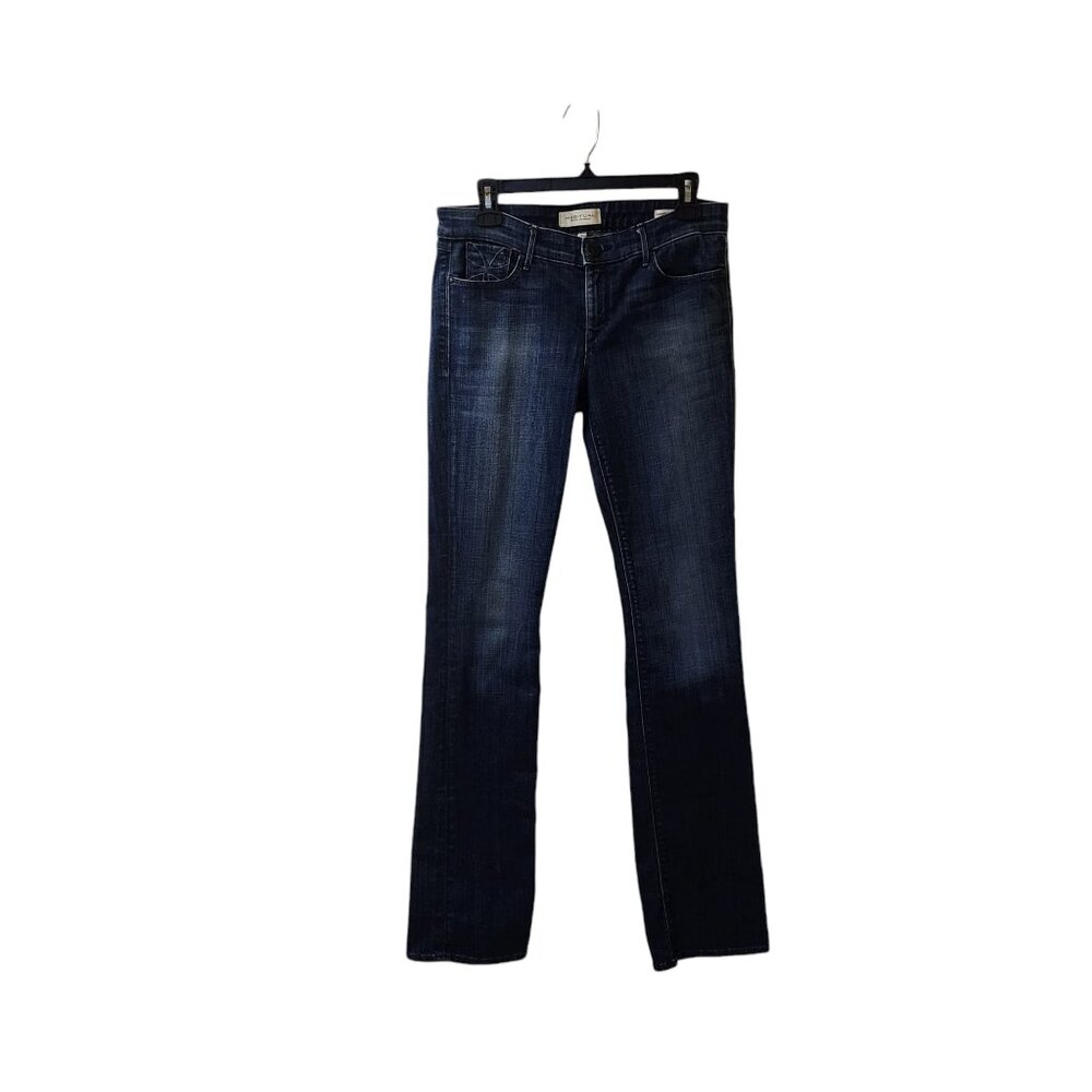 Habitual Gryphon Mini Boot Jeans Size 28 Long Inseam y2k Low Rise Dark Wash